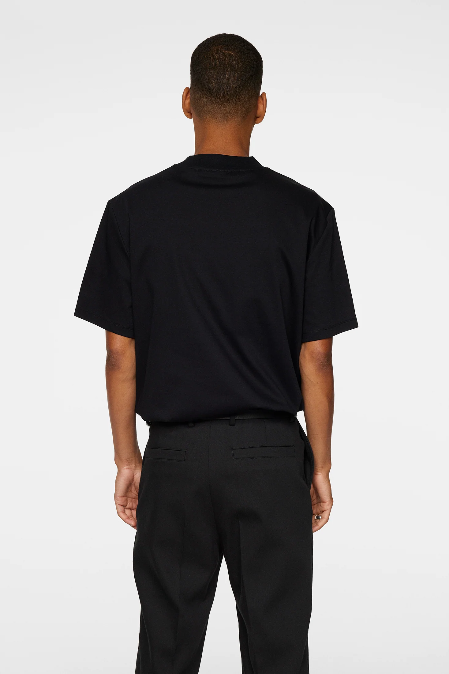 Ace Mock Neck T-Shirt / Black - Image 3