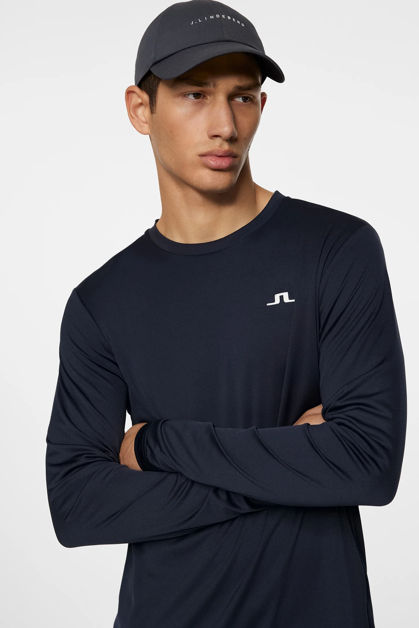 Ade T-shirt LS / JL Navy - Image 5