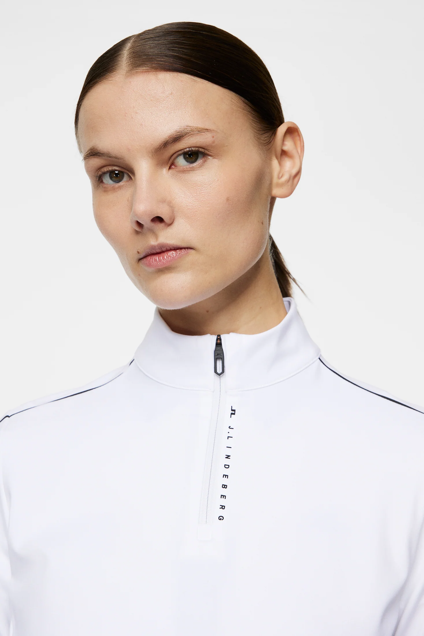 Adiola Quarter Zip Mid Layer / White - Image 5