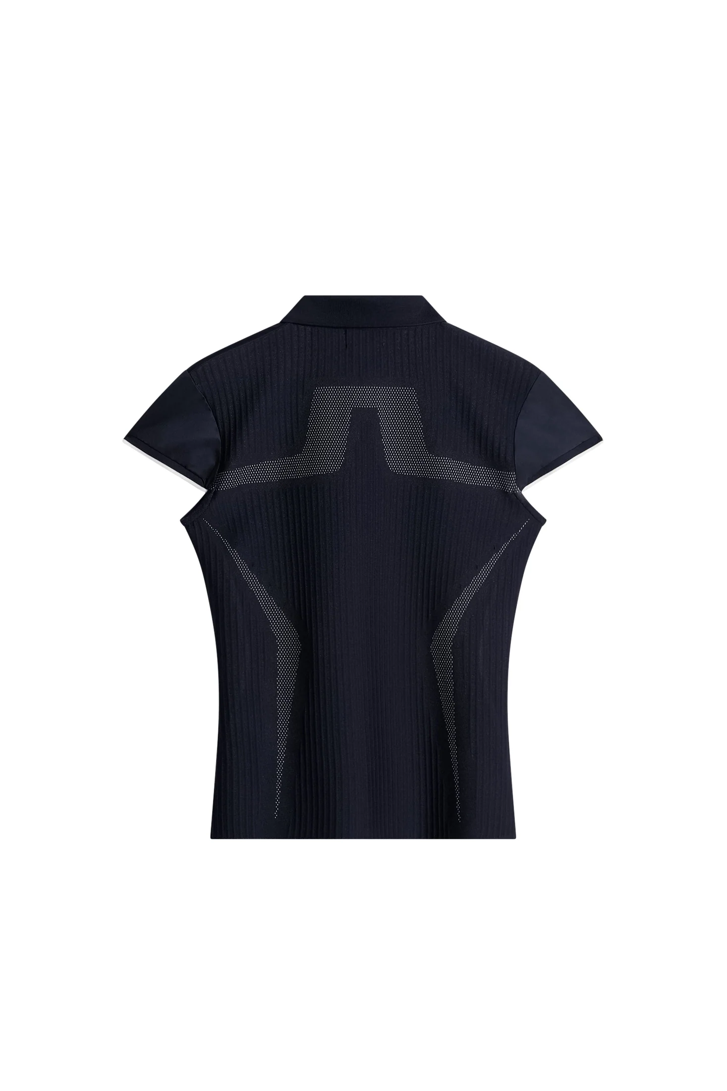 Ana Hybrid Knit Polo Shirt / JL Navy - Image 2