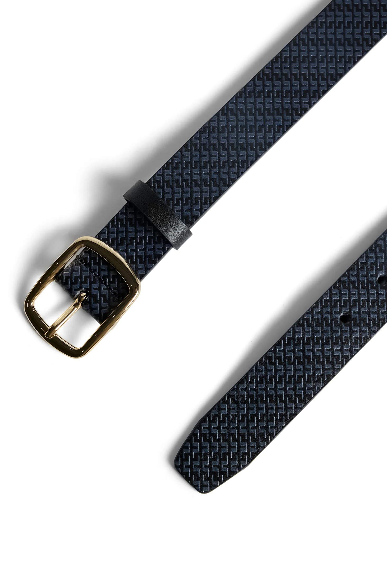 Bibbi Leather Belt / Bias Bridge Black - Image 2