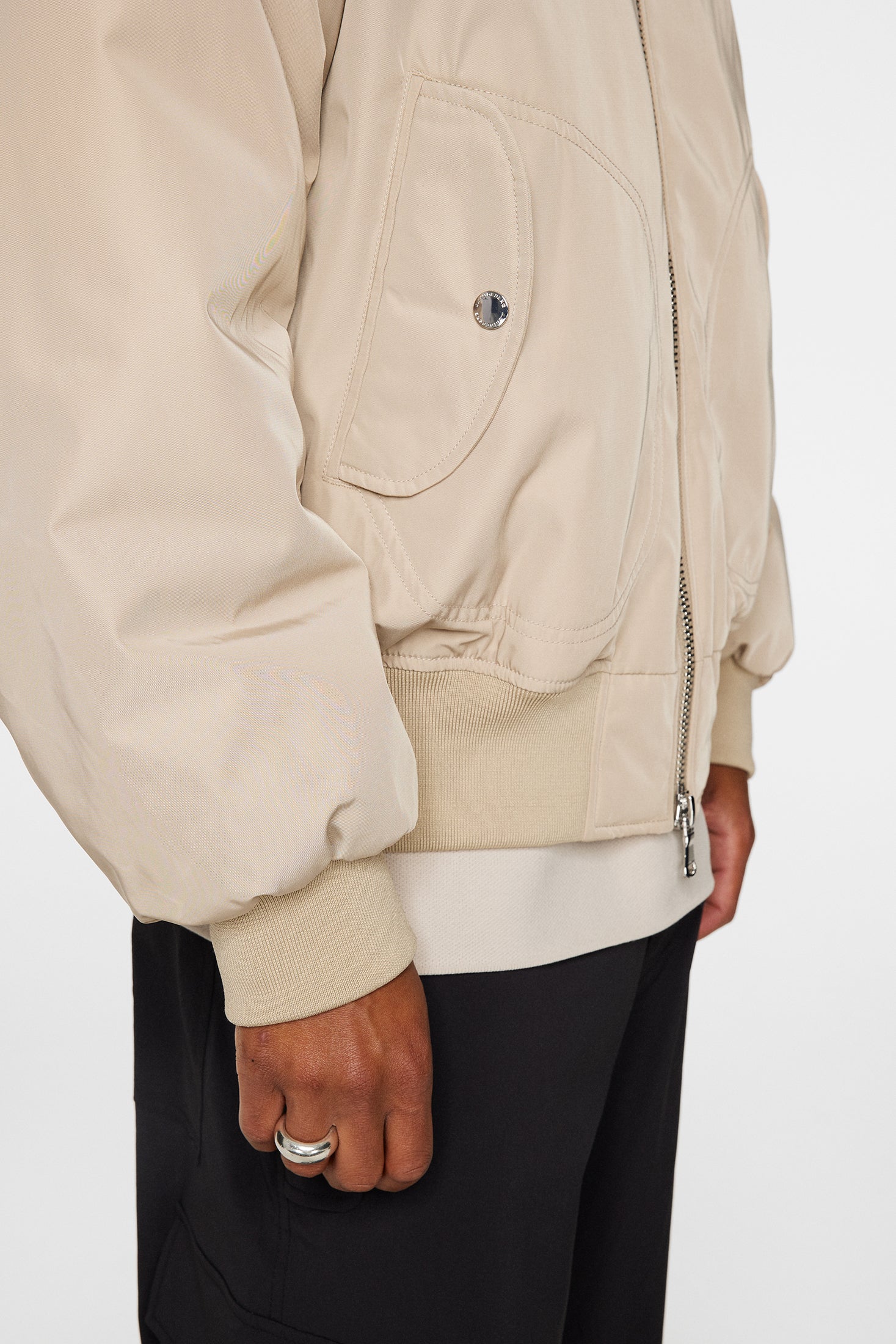 Bradley Bomber Jacket / Moonbeam - Image 6