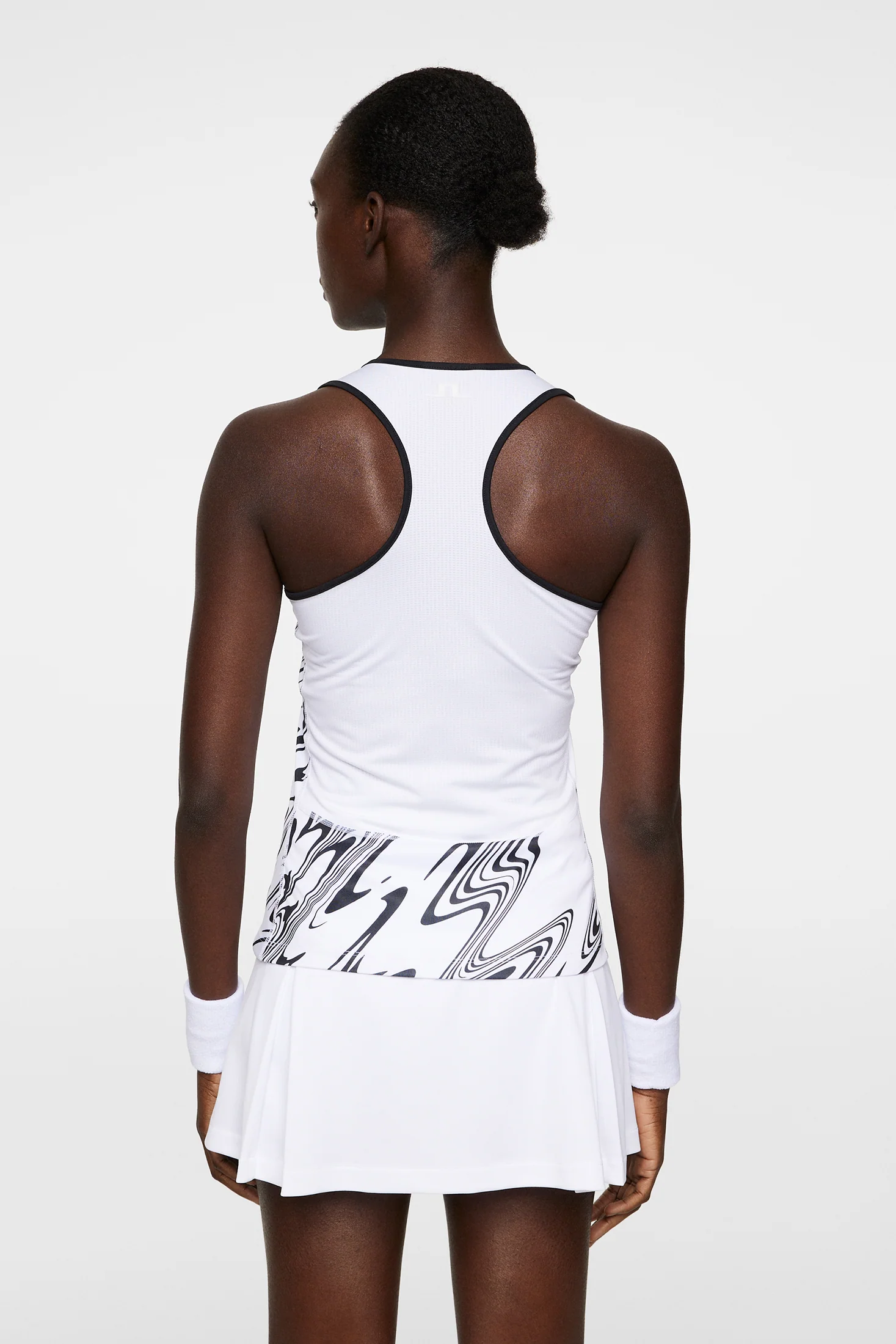 Delia Printed Tank Top / Liquify White L - Image 4