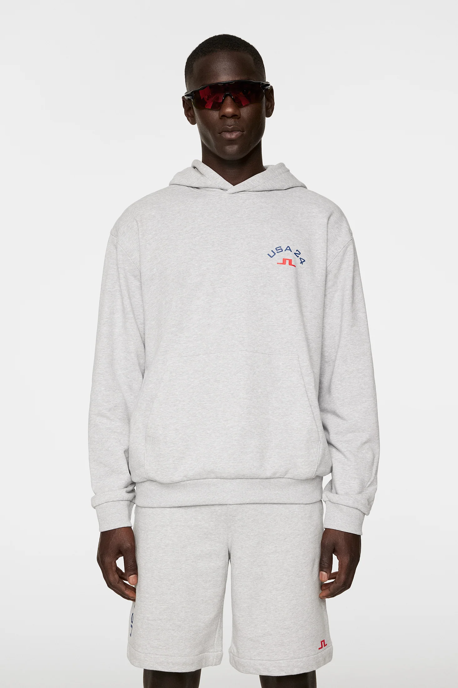 Fabrice Hoodie / Light Grey Melange - Image 3