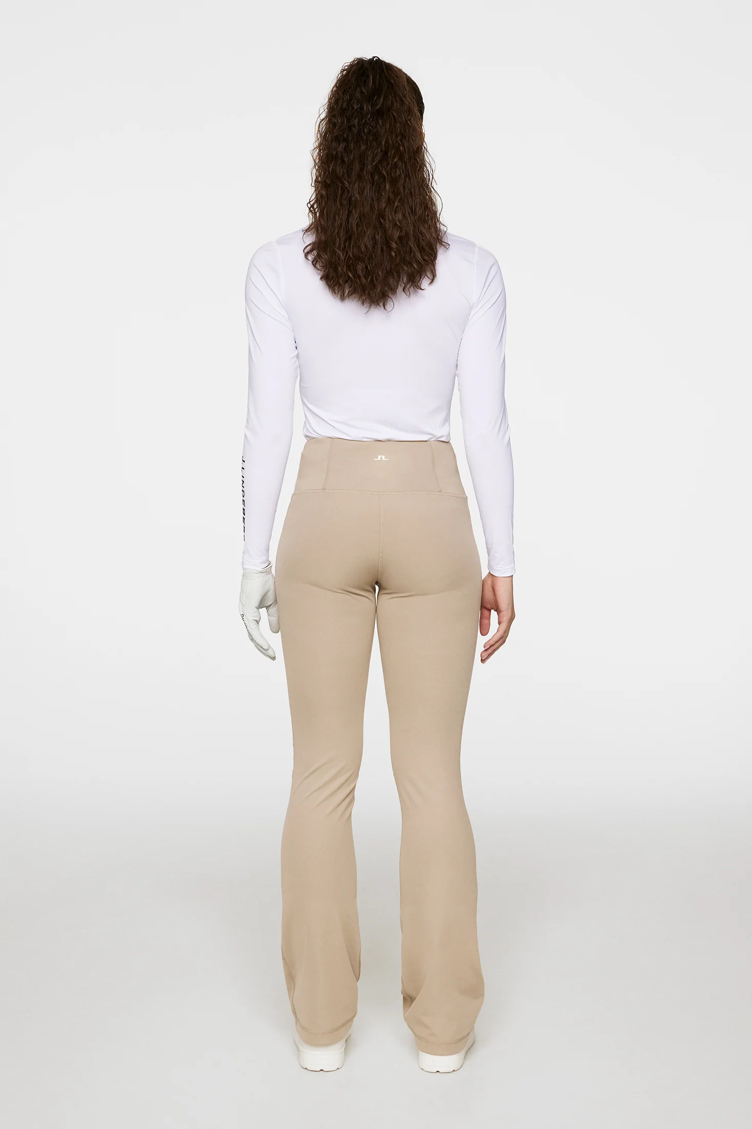 Fiona Flared Leggings / Vintage Khaki - Image 3