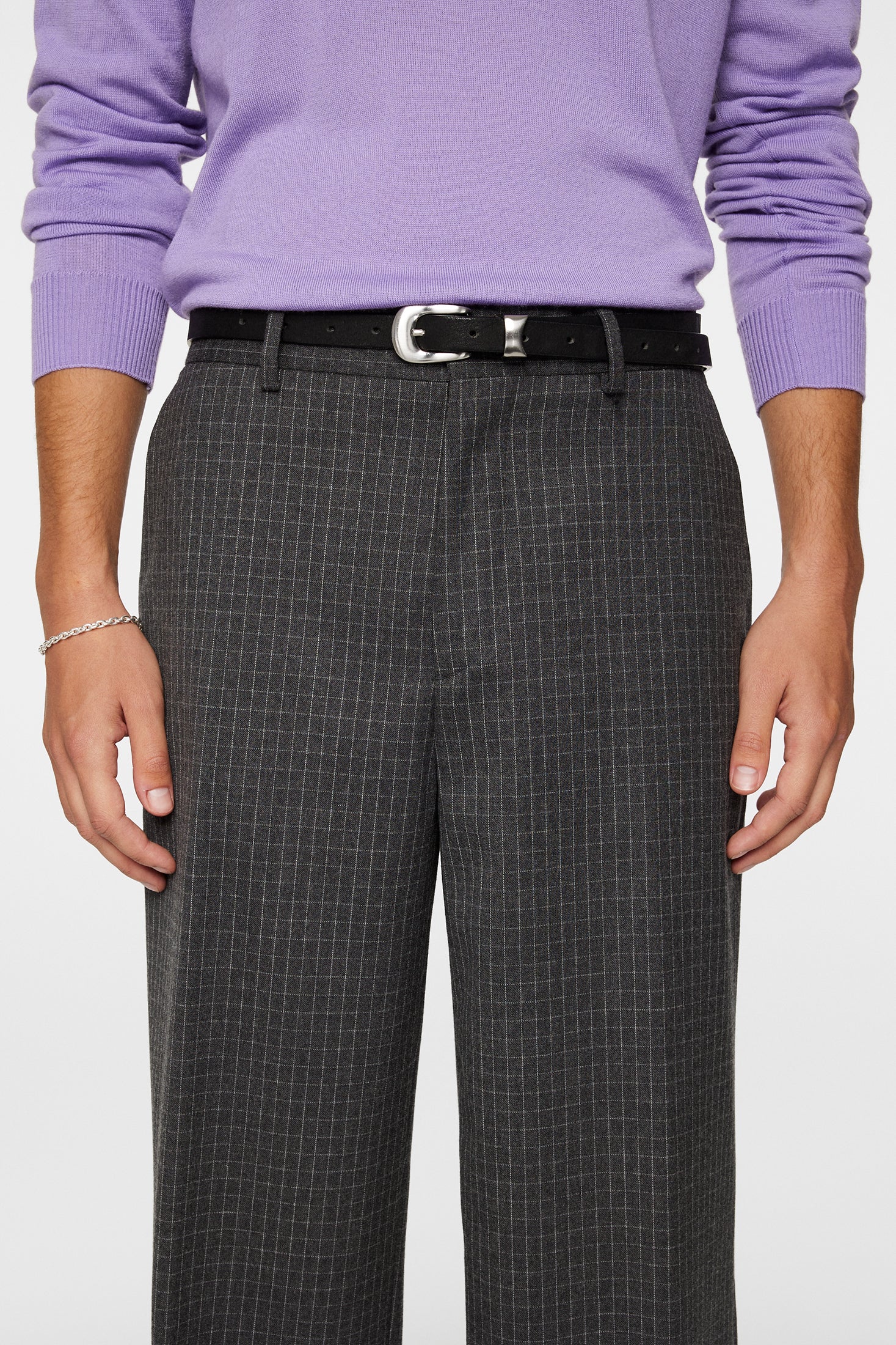 Gaspard Wool Ripstop Pants / Lava Smoke - Image 6