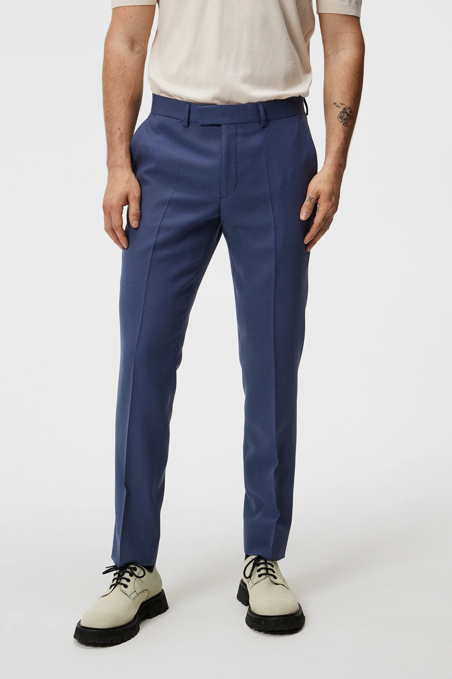 Grant Active Hopsack Pants / Bijou Blue - Image 2