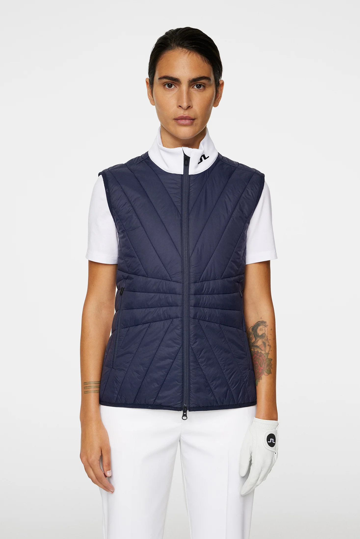 Holma Quilt Hybrid Vest / JL Navy - Image 3