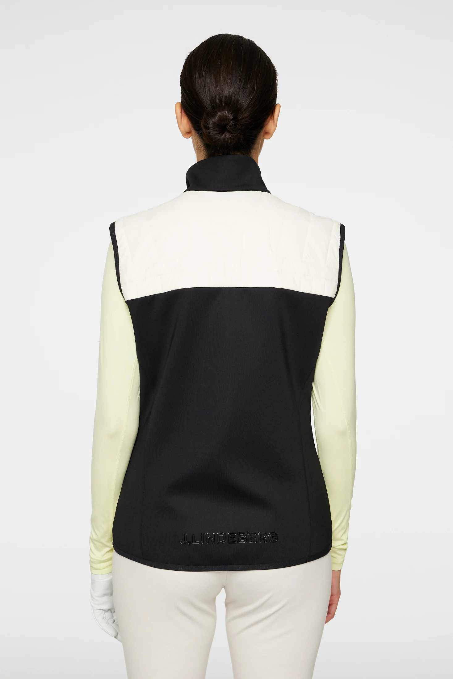 Holma Quilt Hybrid Vest / Whisper White - Image 4