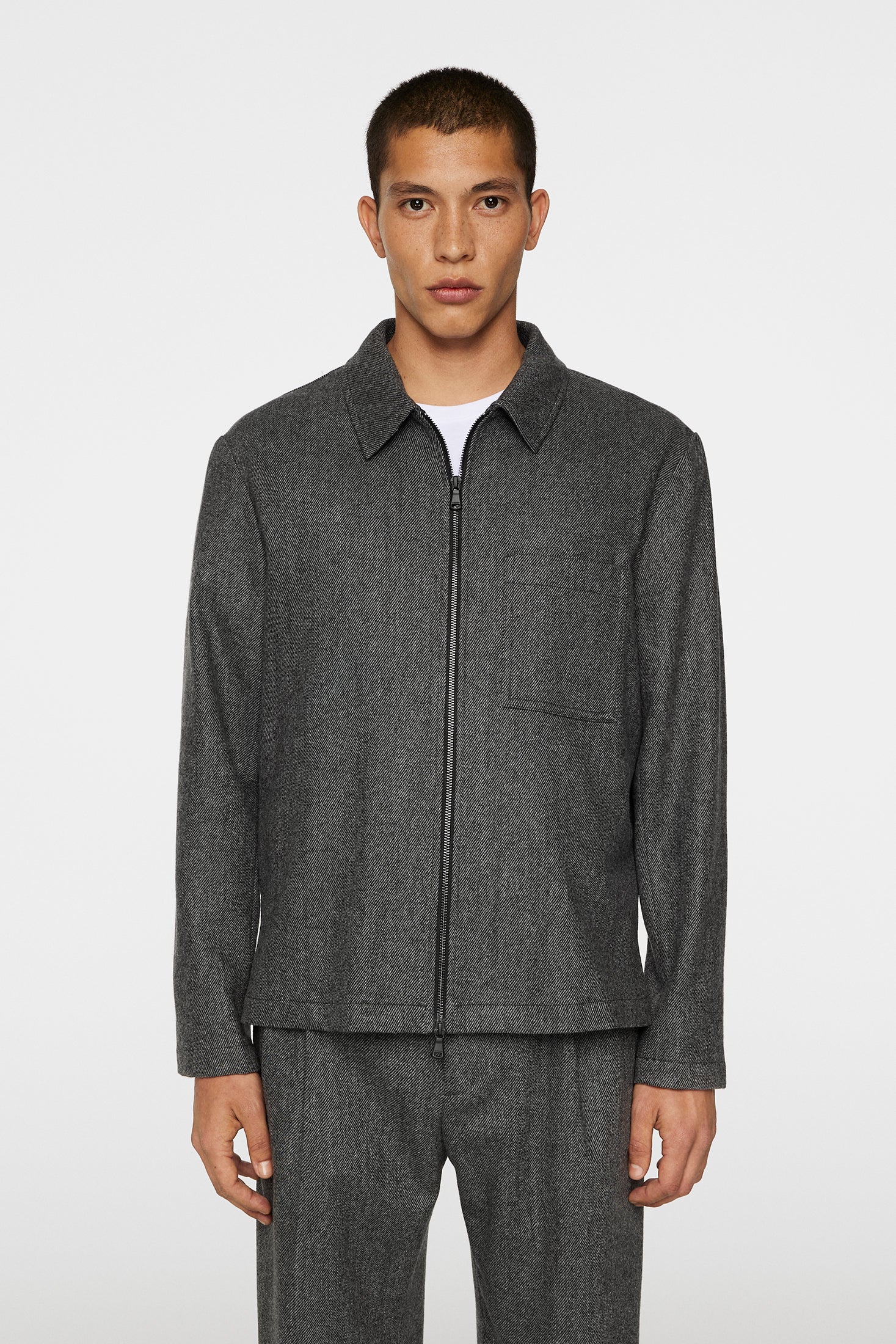Julius Cash Flannel Overshirt / Night Owl - Image 2