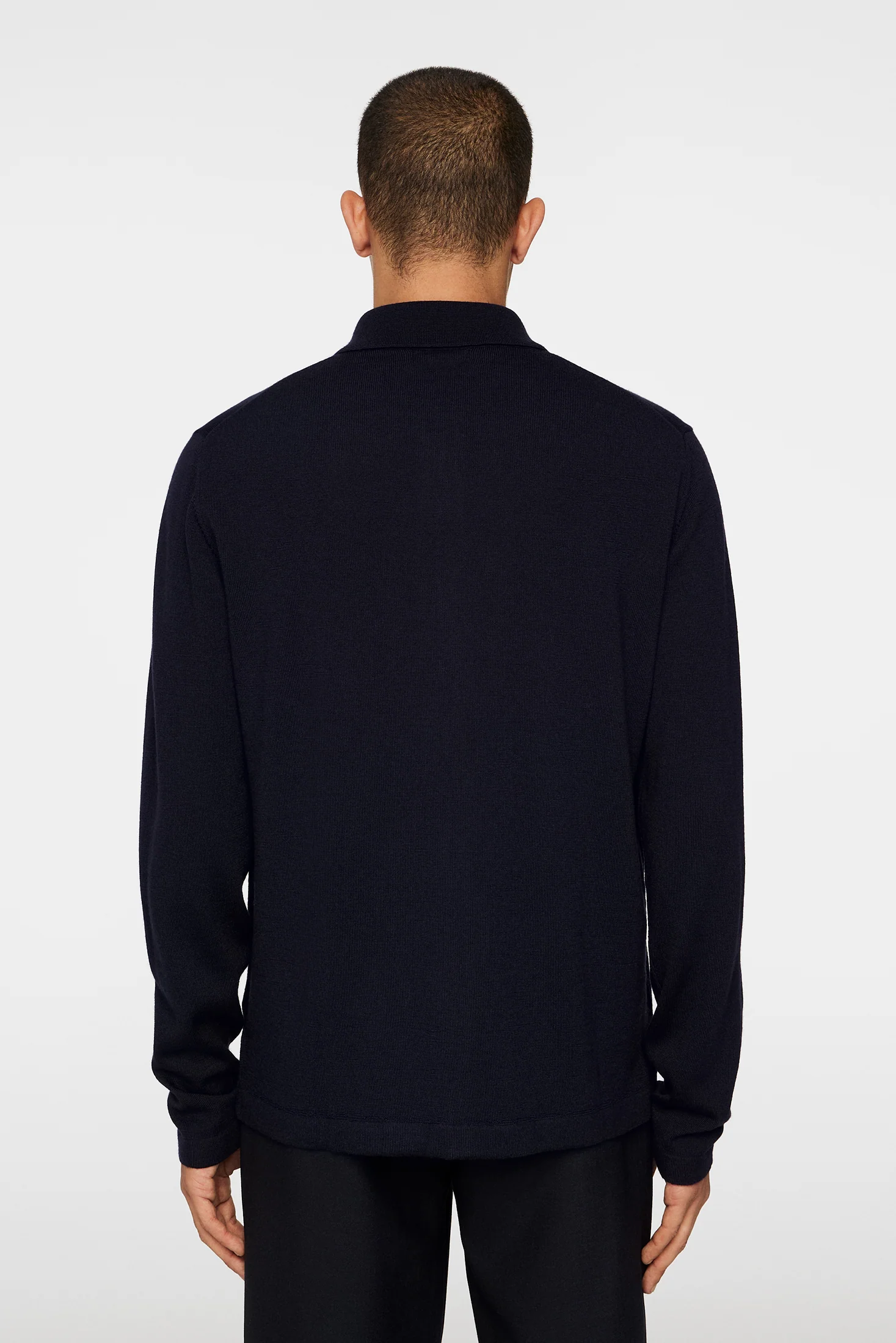Kaleb Merino Zip Cardigan / JL Navy - Image 3