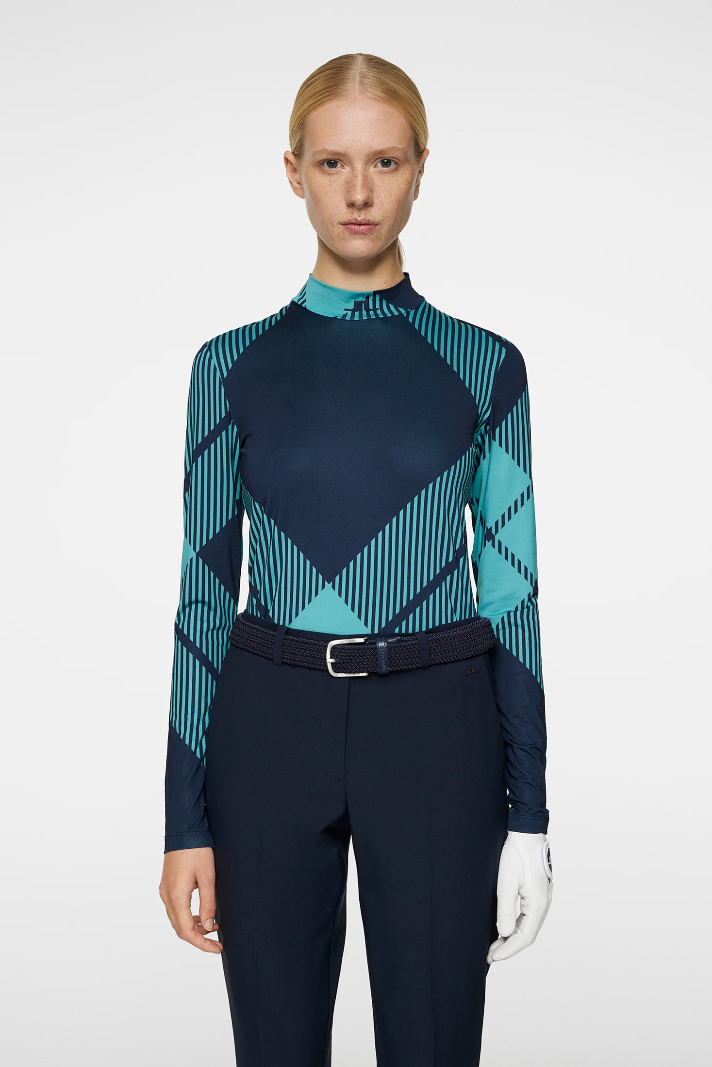 Katena Compression Top / Glenmuir Tartan Teal L - Image 3