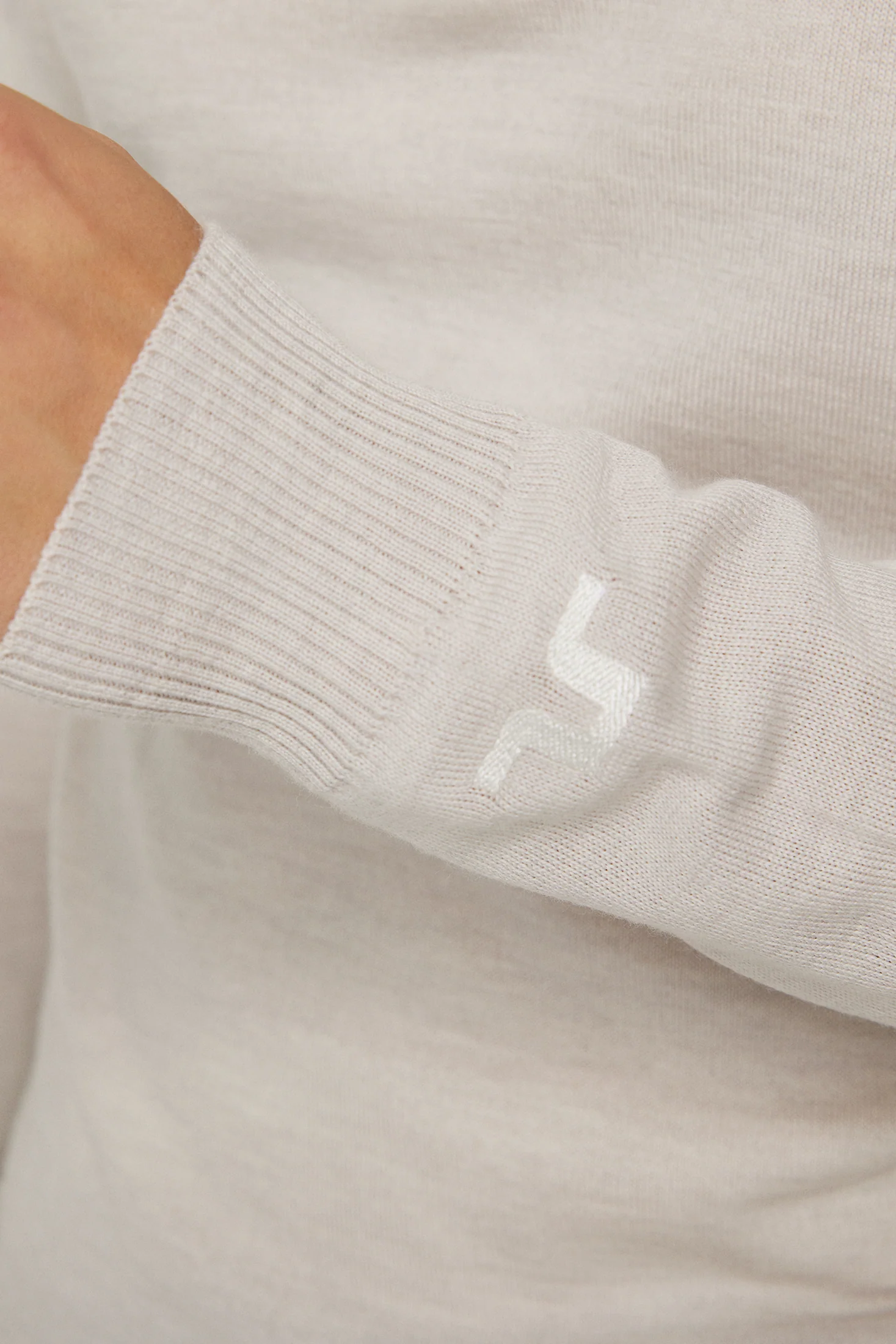 Kian Zipped Sweater / Moonbeam - Image 6
