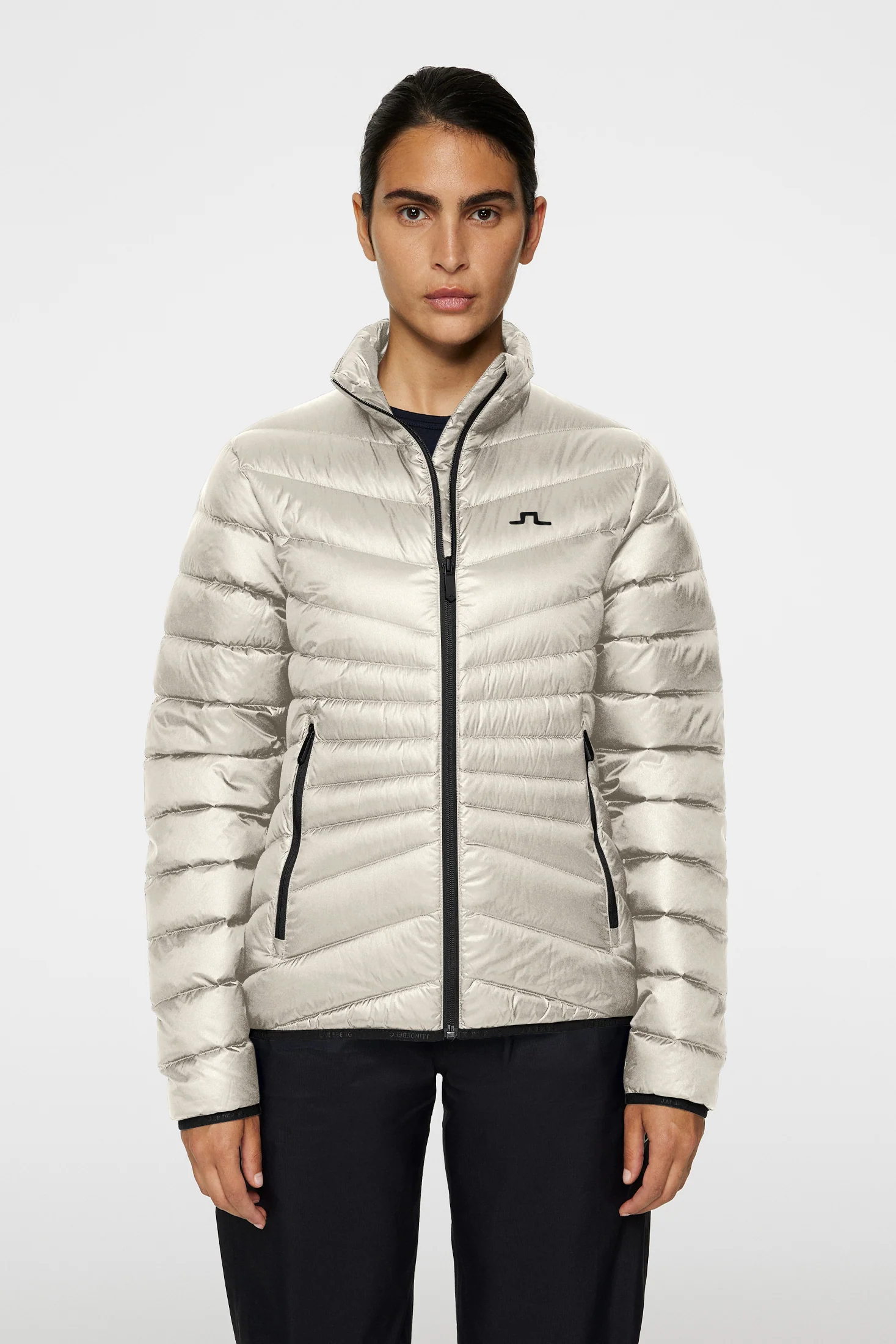 Lara Light Down Jacket / Moonbeam - Image 2