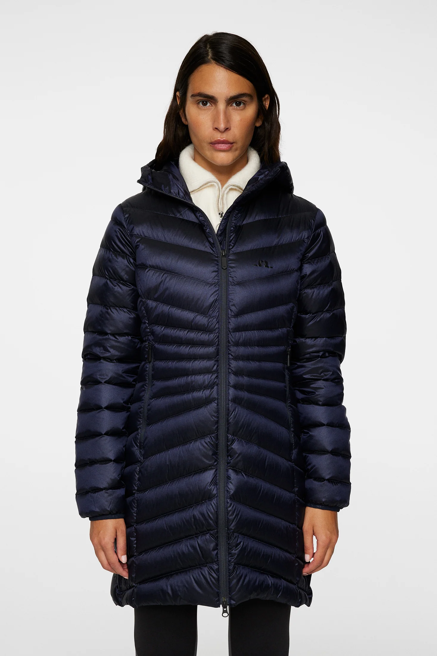 Lara Light Down Parka / JL Navy - Image 2