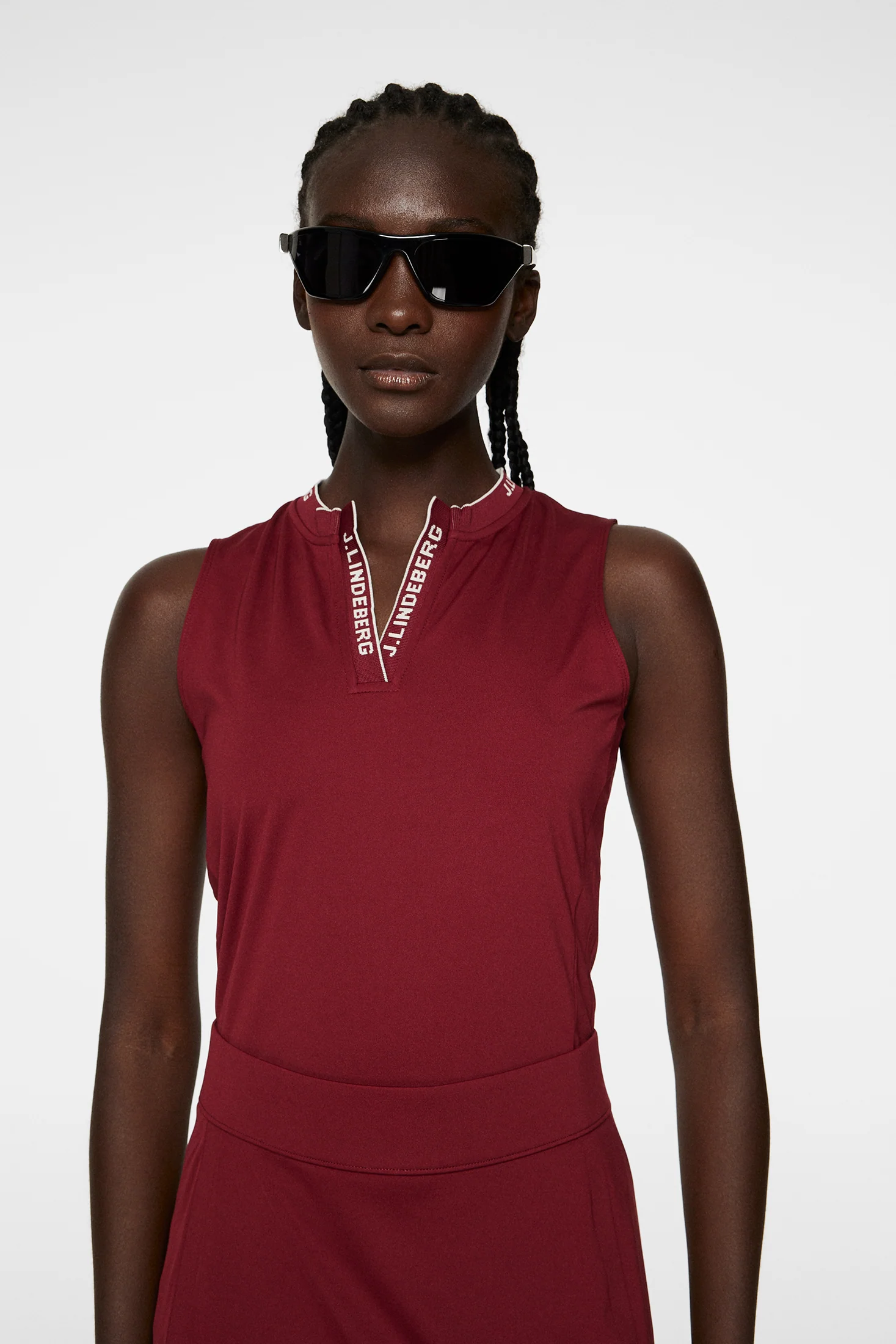 Leya Sleeveless Top / Cabernet - Image 5