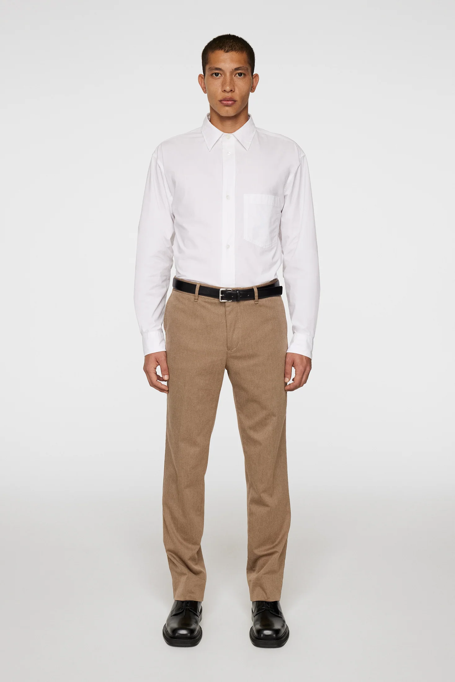 Lois C Flannel Twill Pants / Tiger Brown - Image 4