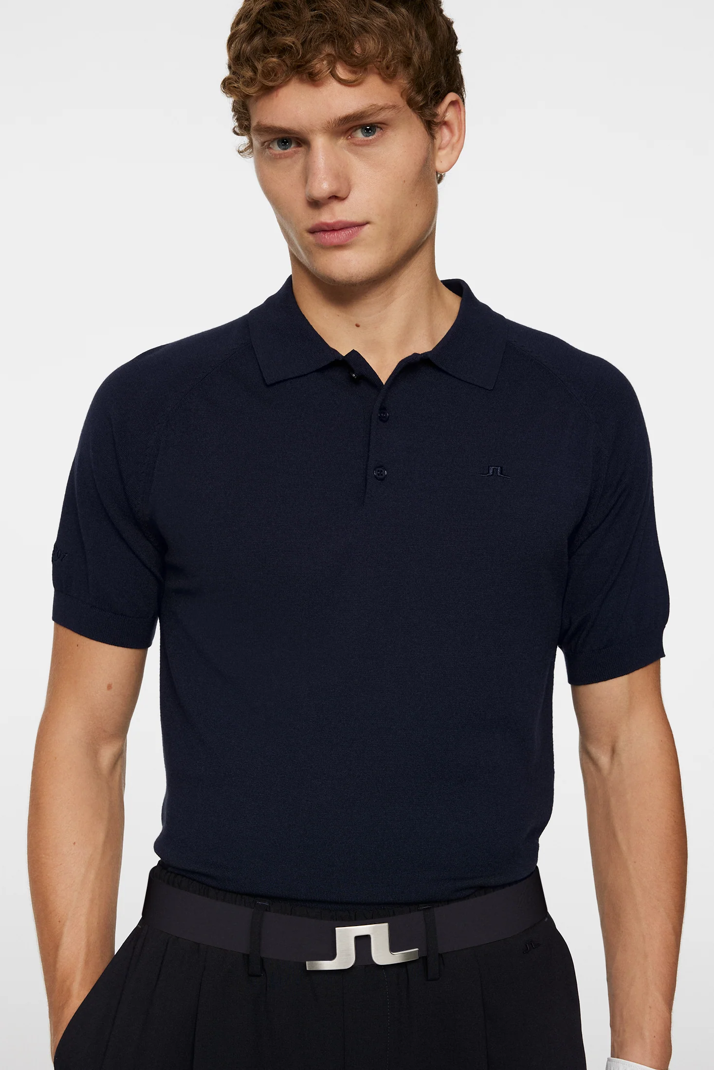 Martin Knit Polo / JL Navy - Image 5
