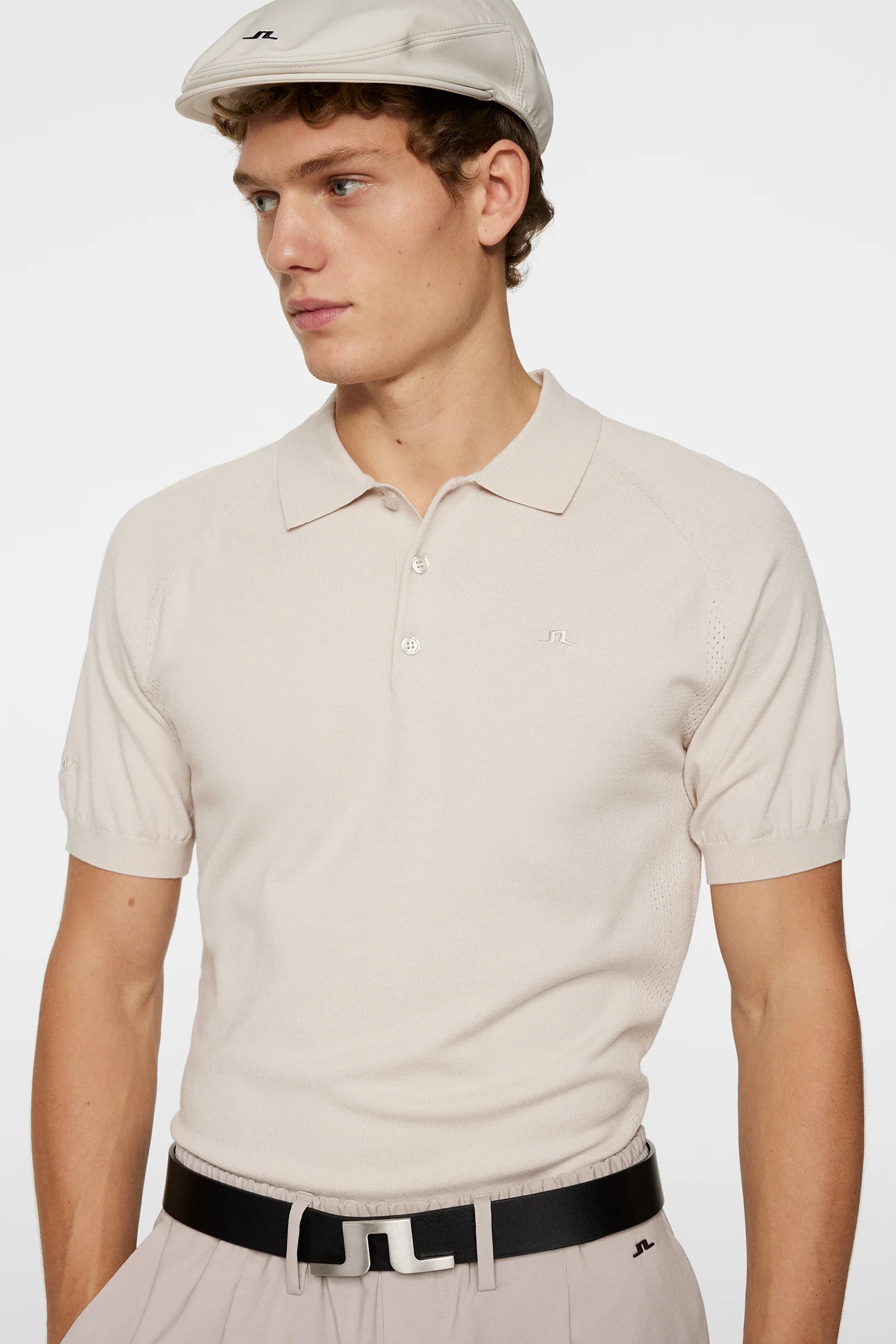 Martin Knit Polo / Moonbeam - Image 5