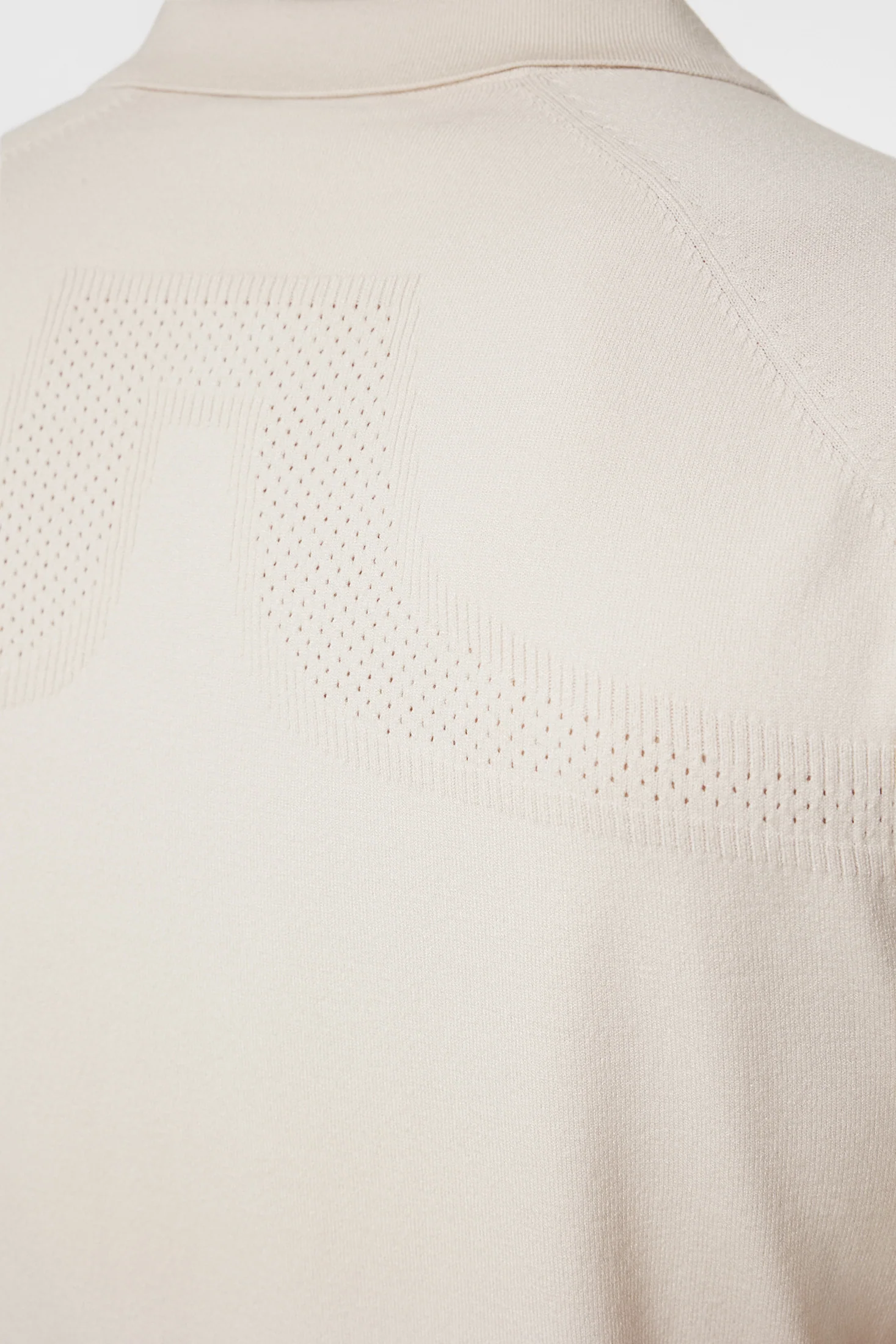 Martines Knitted Polo Shirt / Moonbeam - Image 7