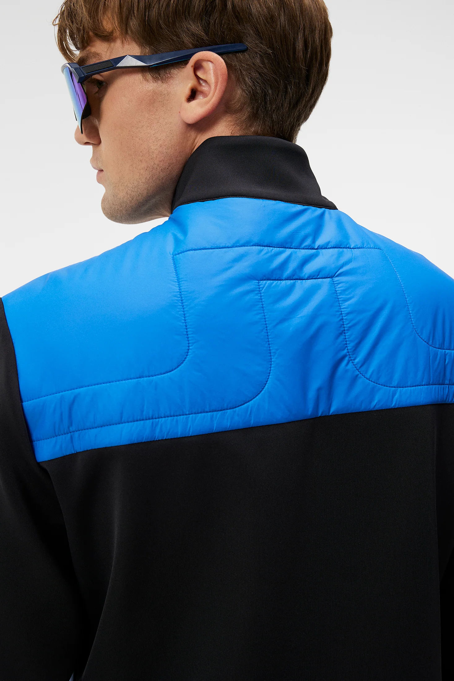 Martino Quilt Hybrid Jacket / Nautical Blue - Image 6