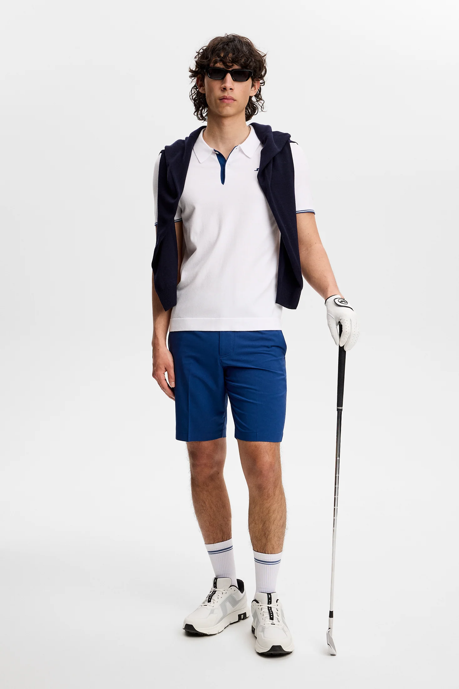 Matheo Knit Golf Polo / White - Image 5
