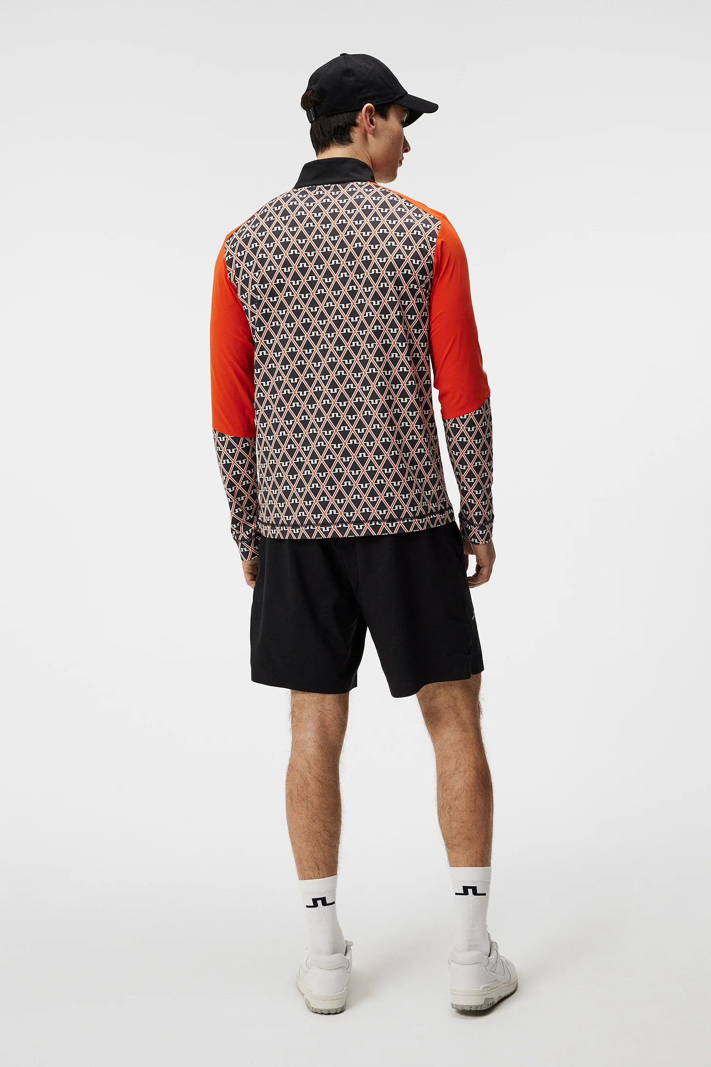 Matias Print Mid Layer / Geo Black - Image 3