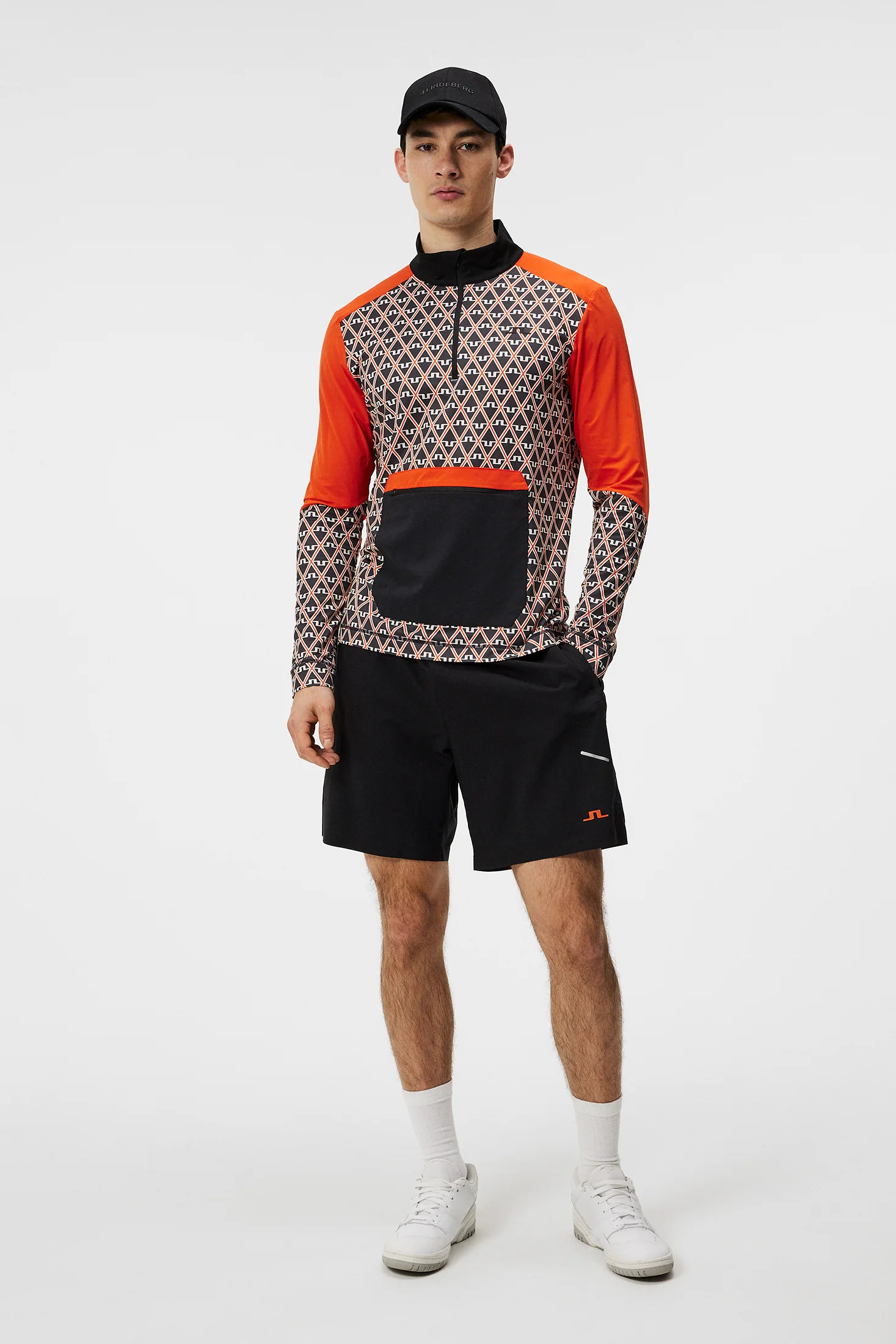 Matias Print Mid Layer / Geo Black - Image 4