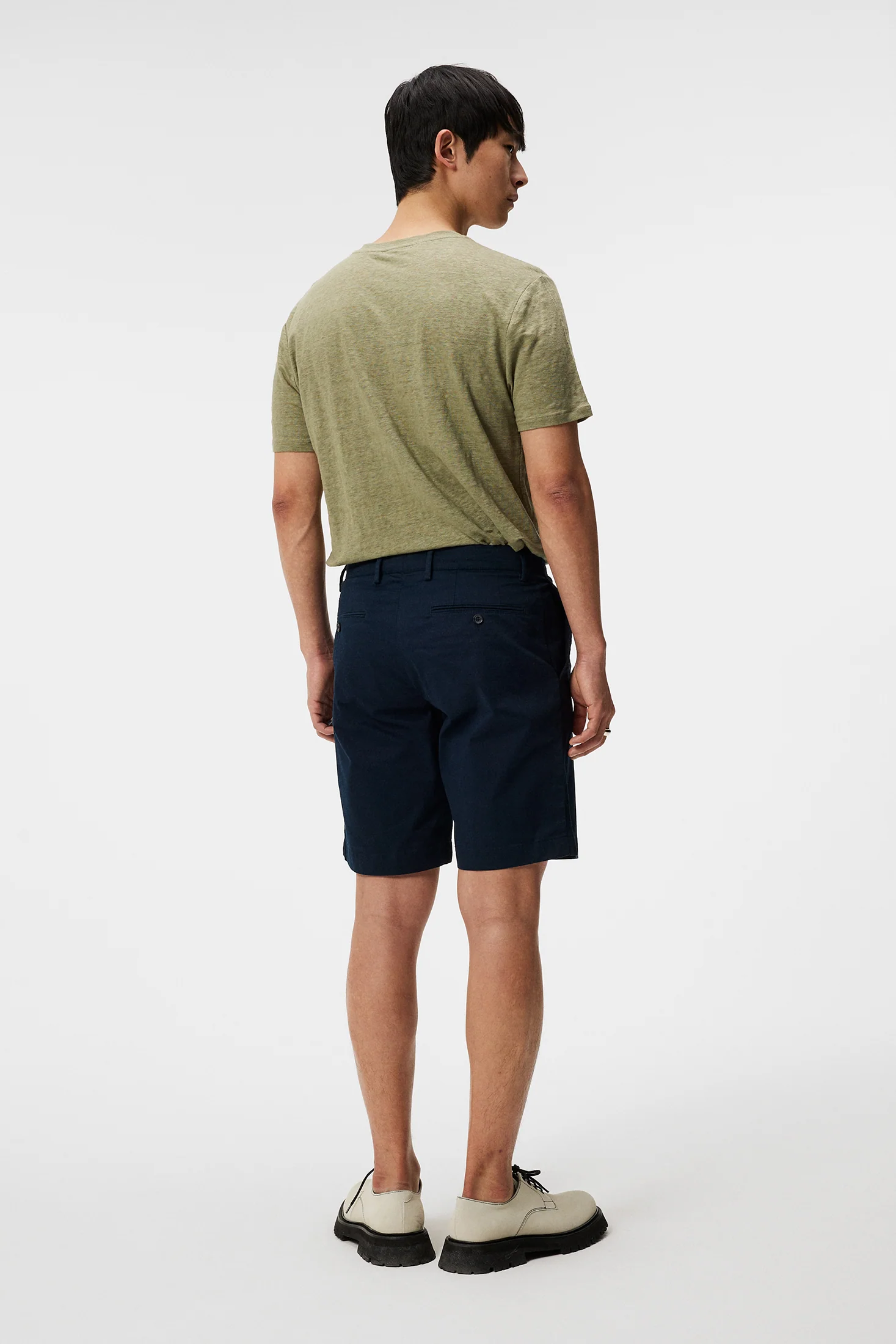 Nathan Cloud Satin Shorts / JL Navy - Image 3
