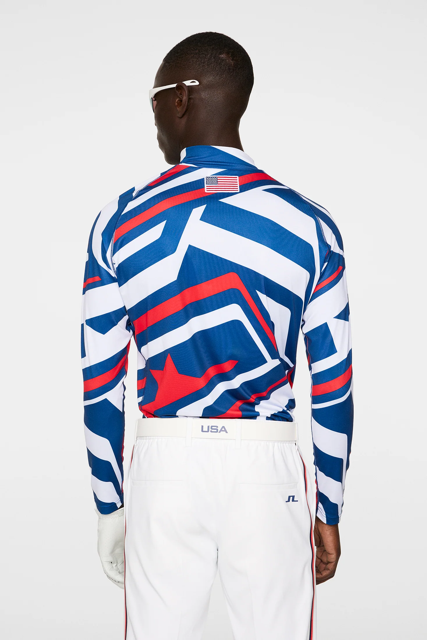 Rene print Baselayer / US Golf Red - Image 4