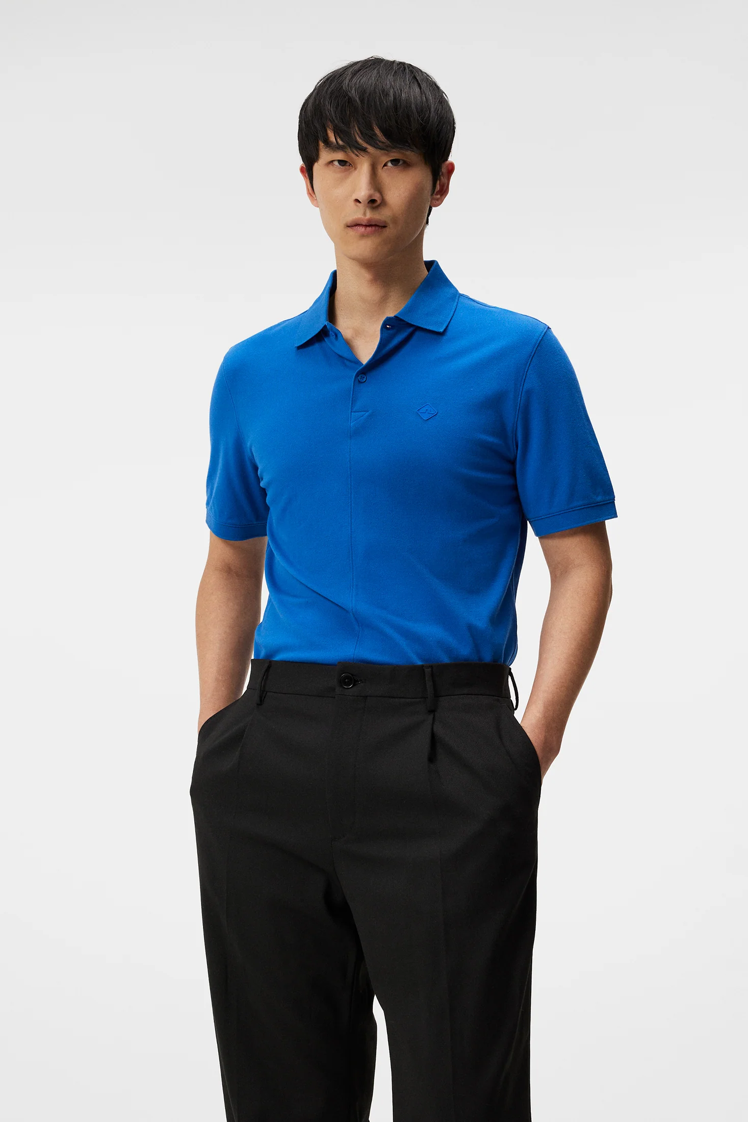 Rubi Slim Polo Shirt / Nautical Blue - Image 2