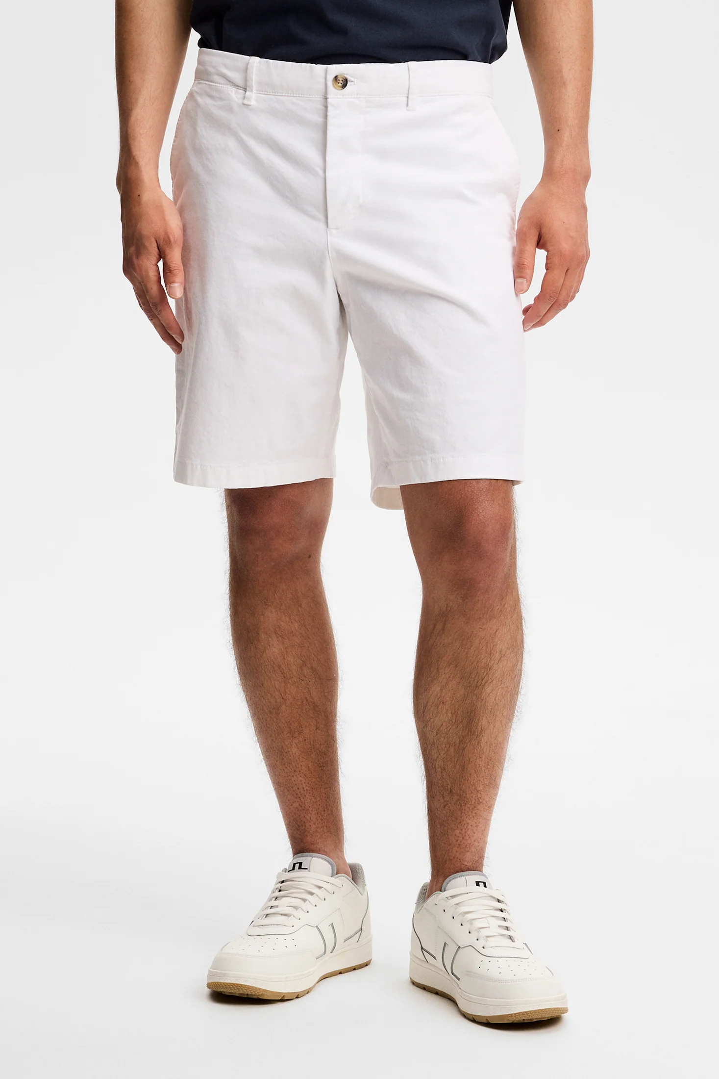 Shane Cotton Stretch Shorts / White - Image 3