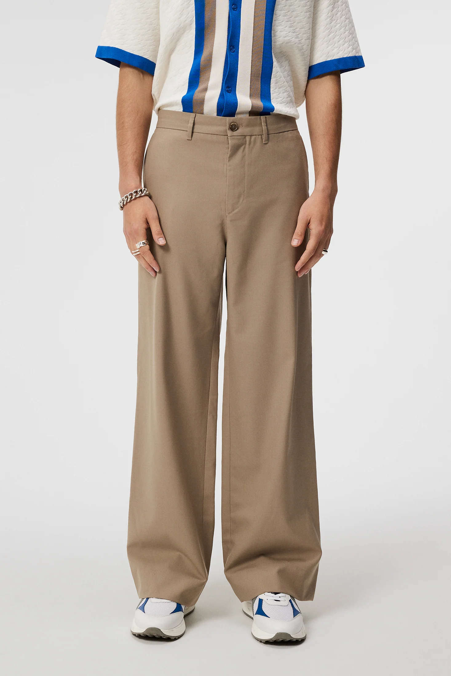 Sonny Wide Wool Pants / Batique Khaki - Image 2