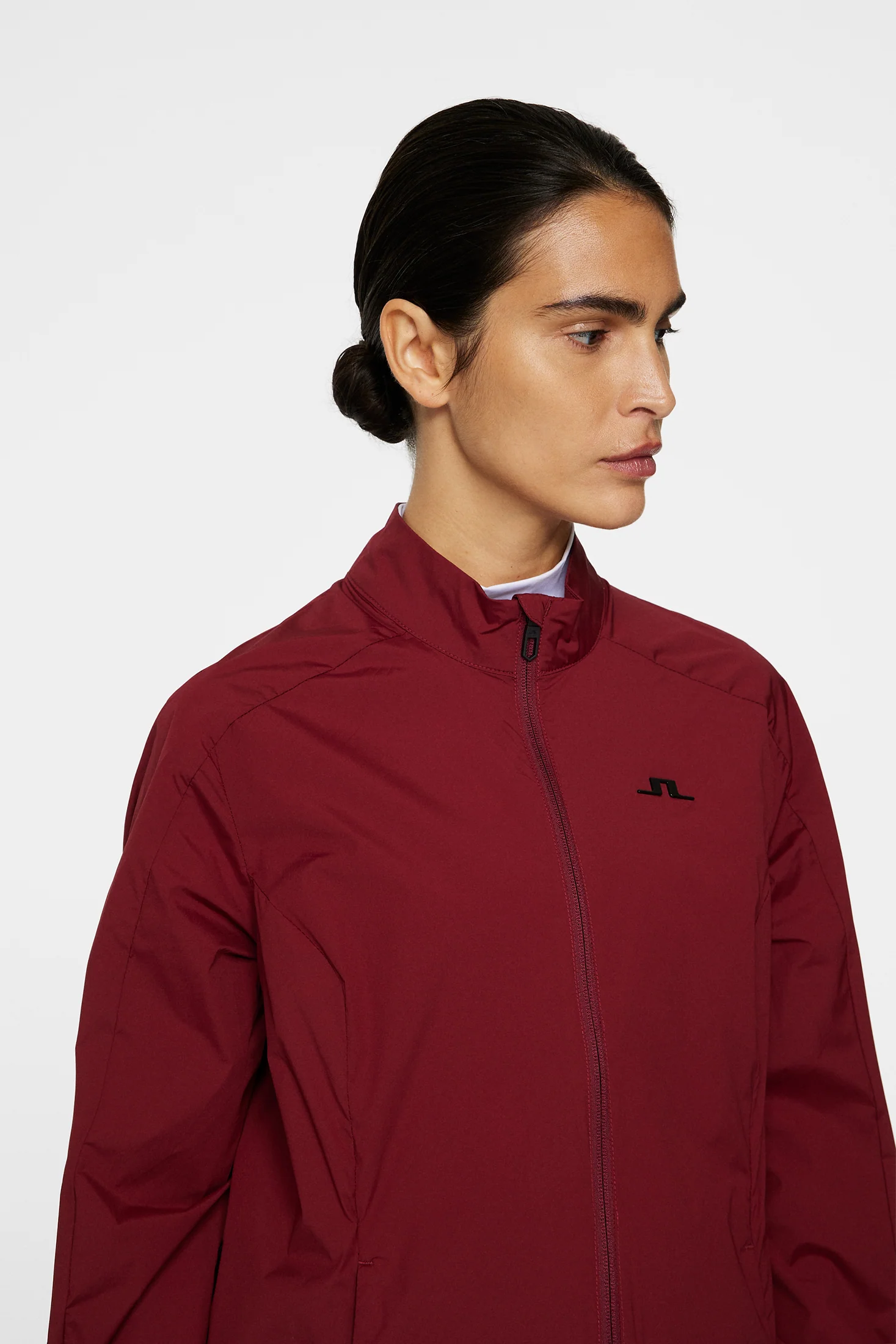 Thorine Wind Jacket Solid / Cabernet - Image 5