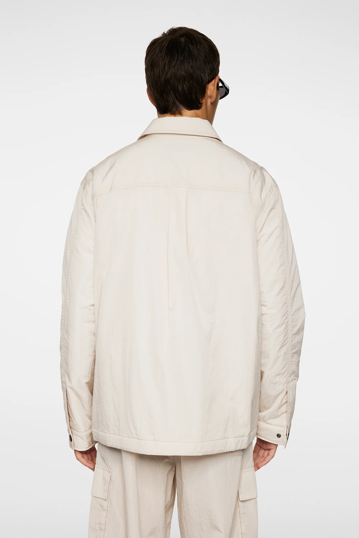Tibor Tech Overshirt / Moonbeam - Image 4
