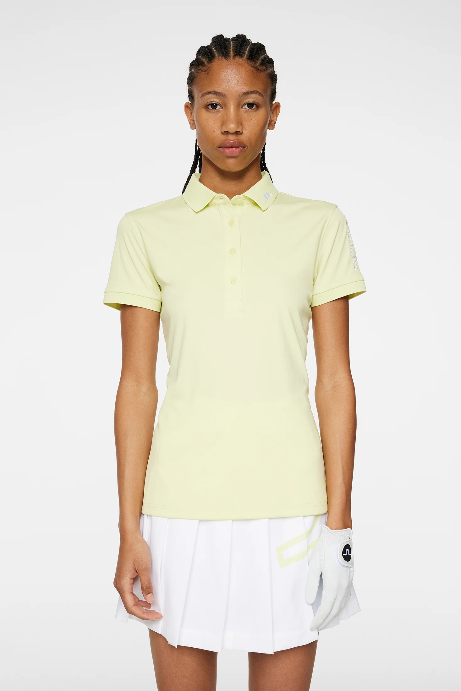 Tour Tech Polo / Pale Lime Yellow - Image 2