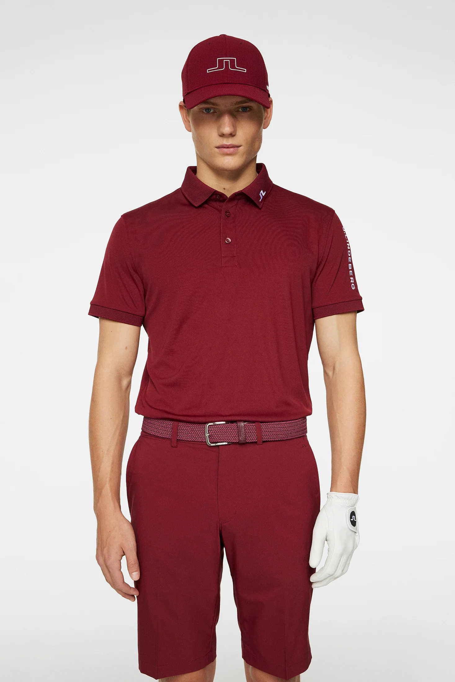 Tour Tech Slim Fit Polo / Cabernet - Image 2