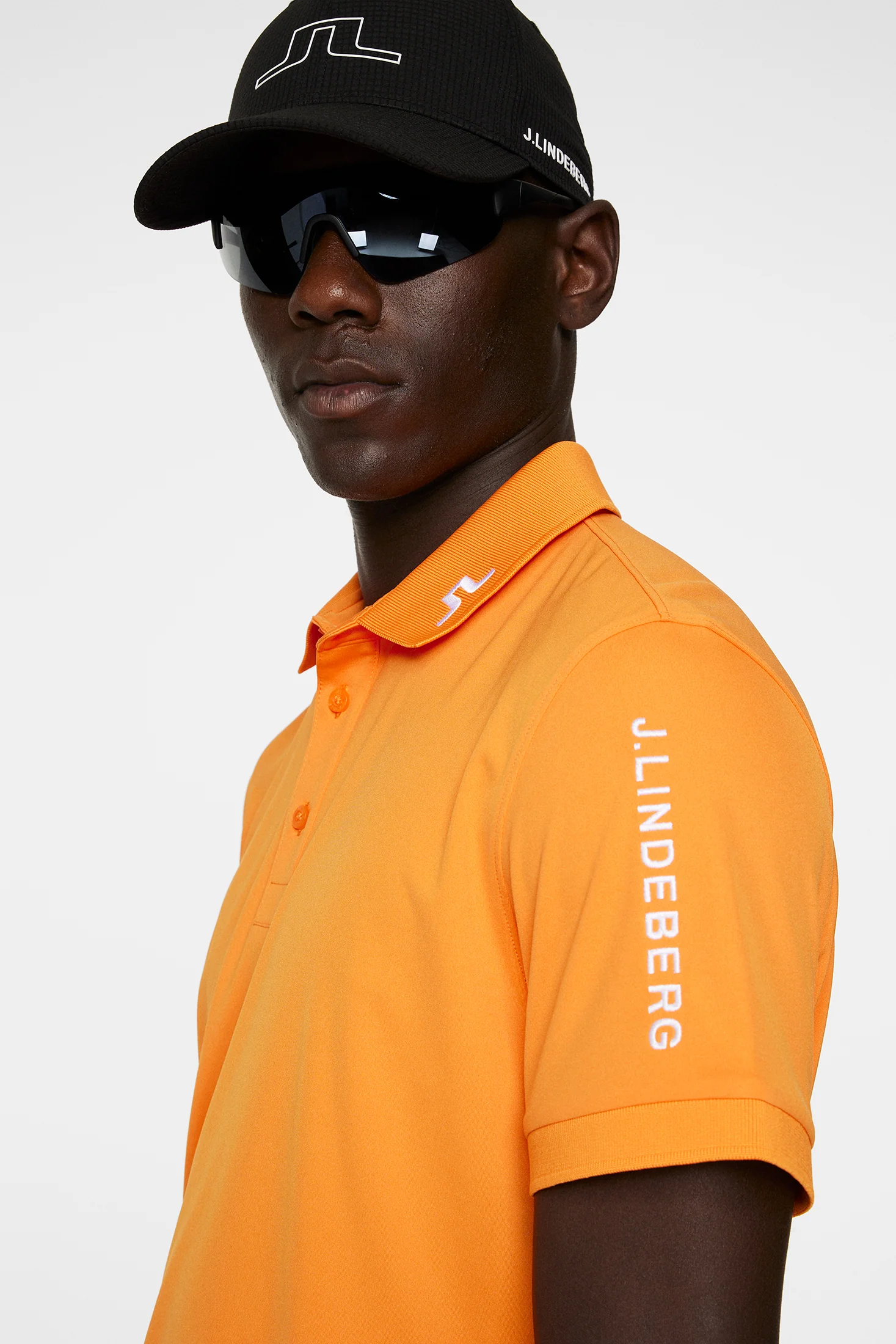 Tour Tech Slim Fit Polo / Persimmon Orange - Image 5