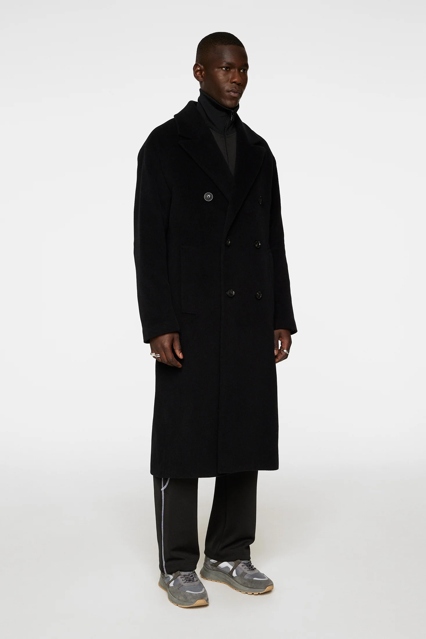 Willy Wool Coat / Black - Image 2