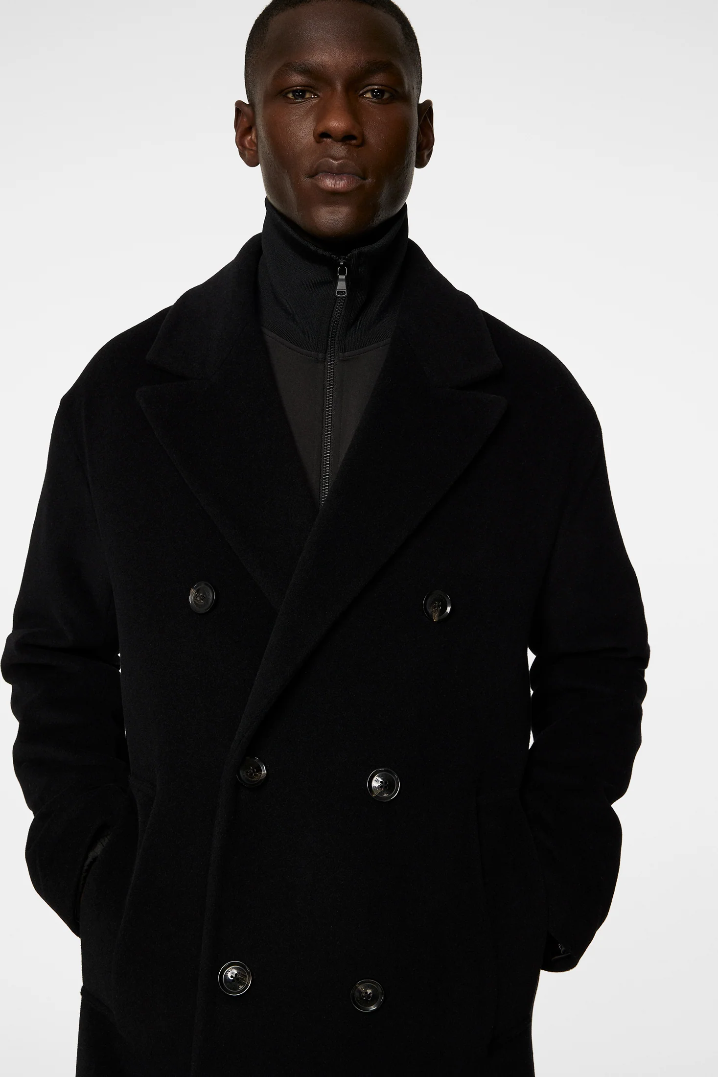 Willy Wool Coat / Black - Image 5