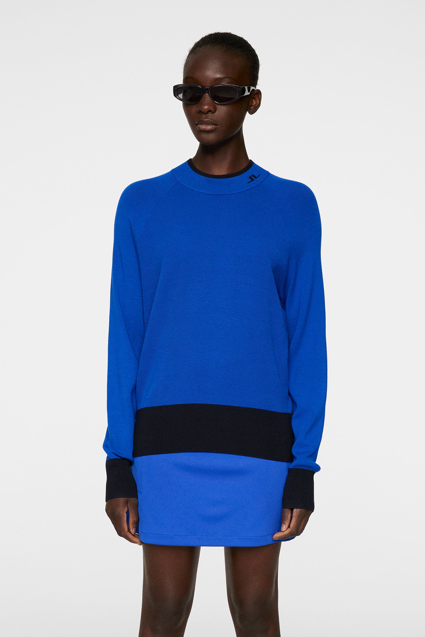 Zoe Knitted Sweater / Club Blue - Image 2